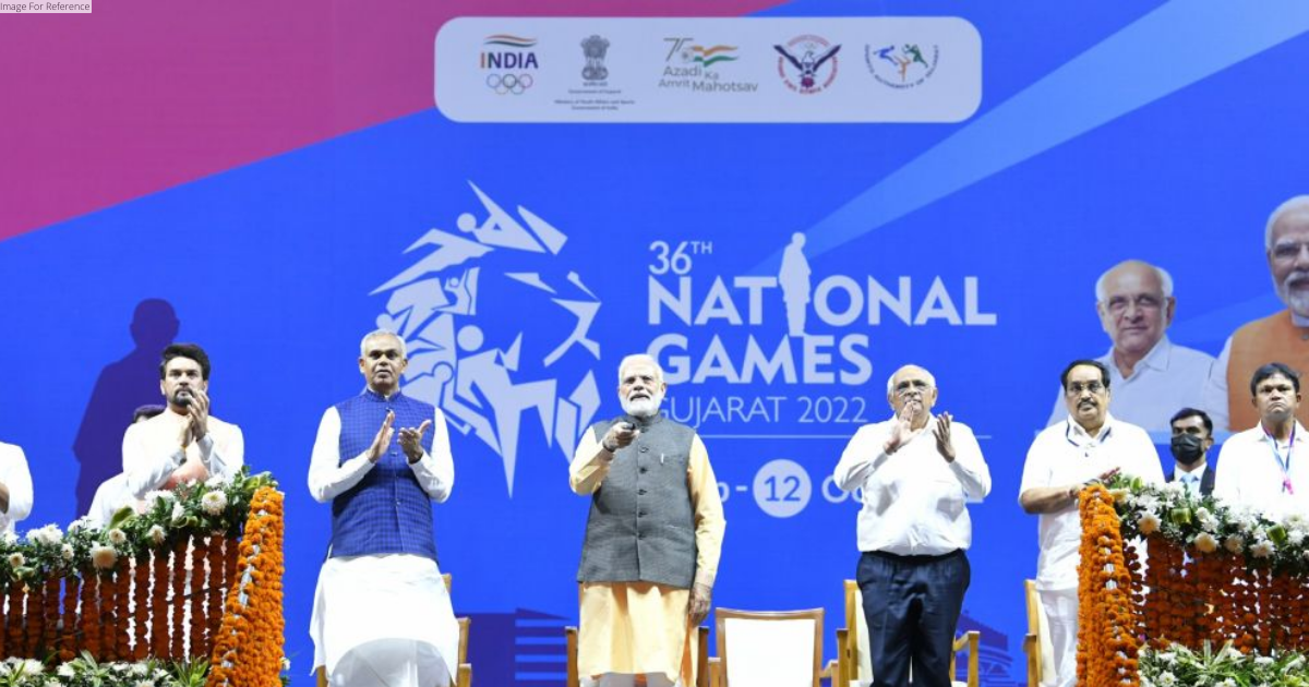 PM Narendra Modi declares 36th National Games open in Ahmedabad